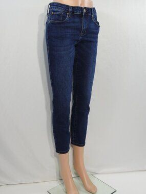 STS Blue 28 Short Dark Blue Jeans Ankle Skinny Denim Womens 24.5" Inseam